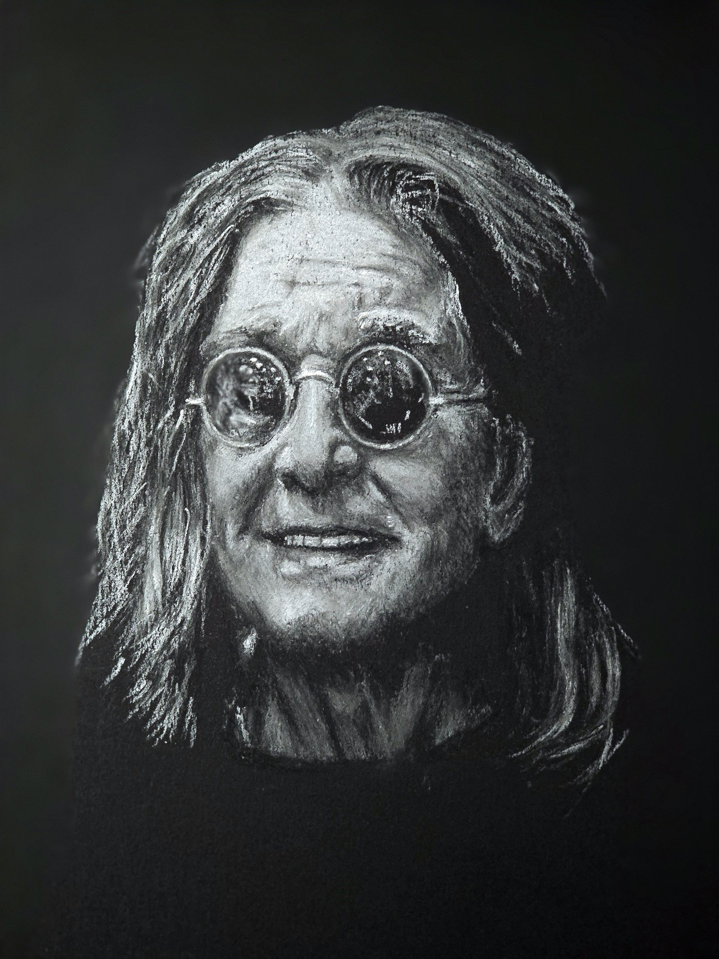 Ozzy Osbourne - Pastelportret door Massin Art